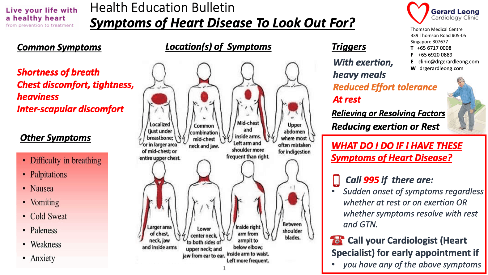 Early Signs Symptoms Of Heart Disease